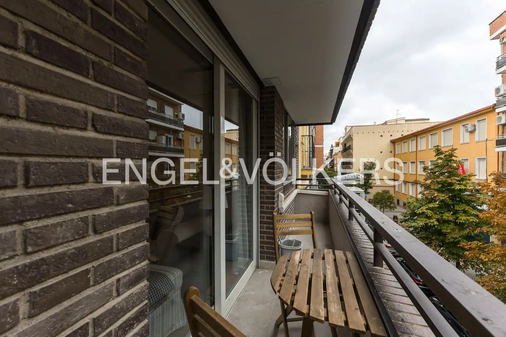 Balcony of Flat for rent in Madrid  with Air Conditioner, Heating and Terrace