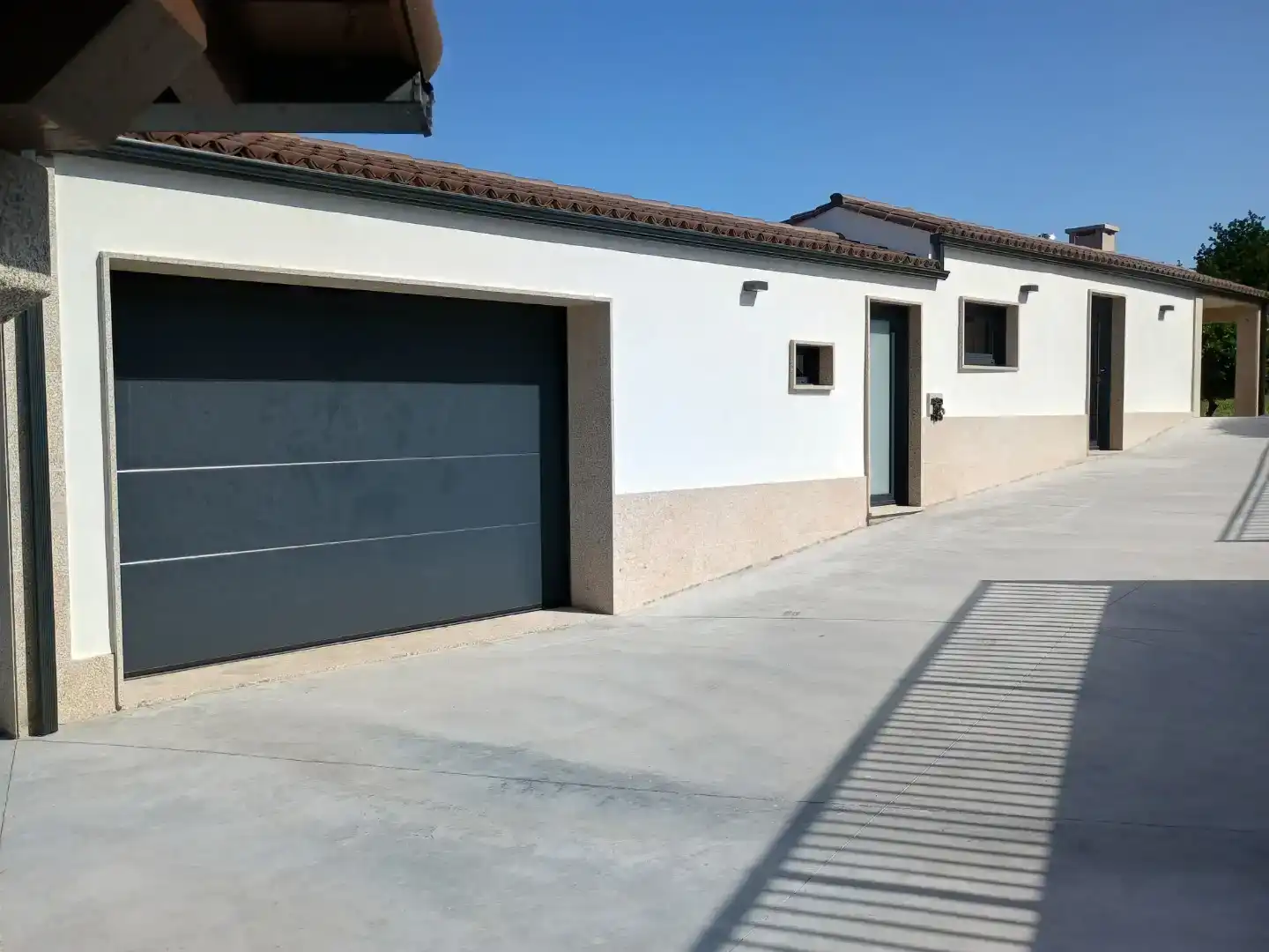 Vista exterior de Casa o xalet en venda en Moraña amb Piscina
