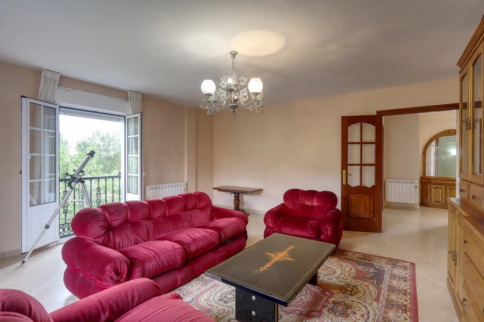 Living room of Houses for sale in Abegondo  with Heating, Private garden and Parquet flooring