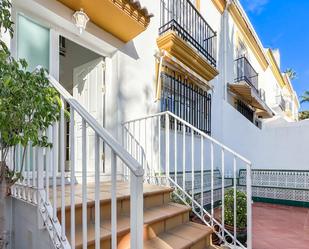 Vista exterior de Casa adosada en venda en Málaga Capital amb Aire condicionat, Calefacció i Jardí privat