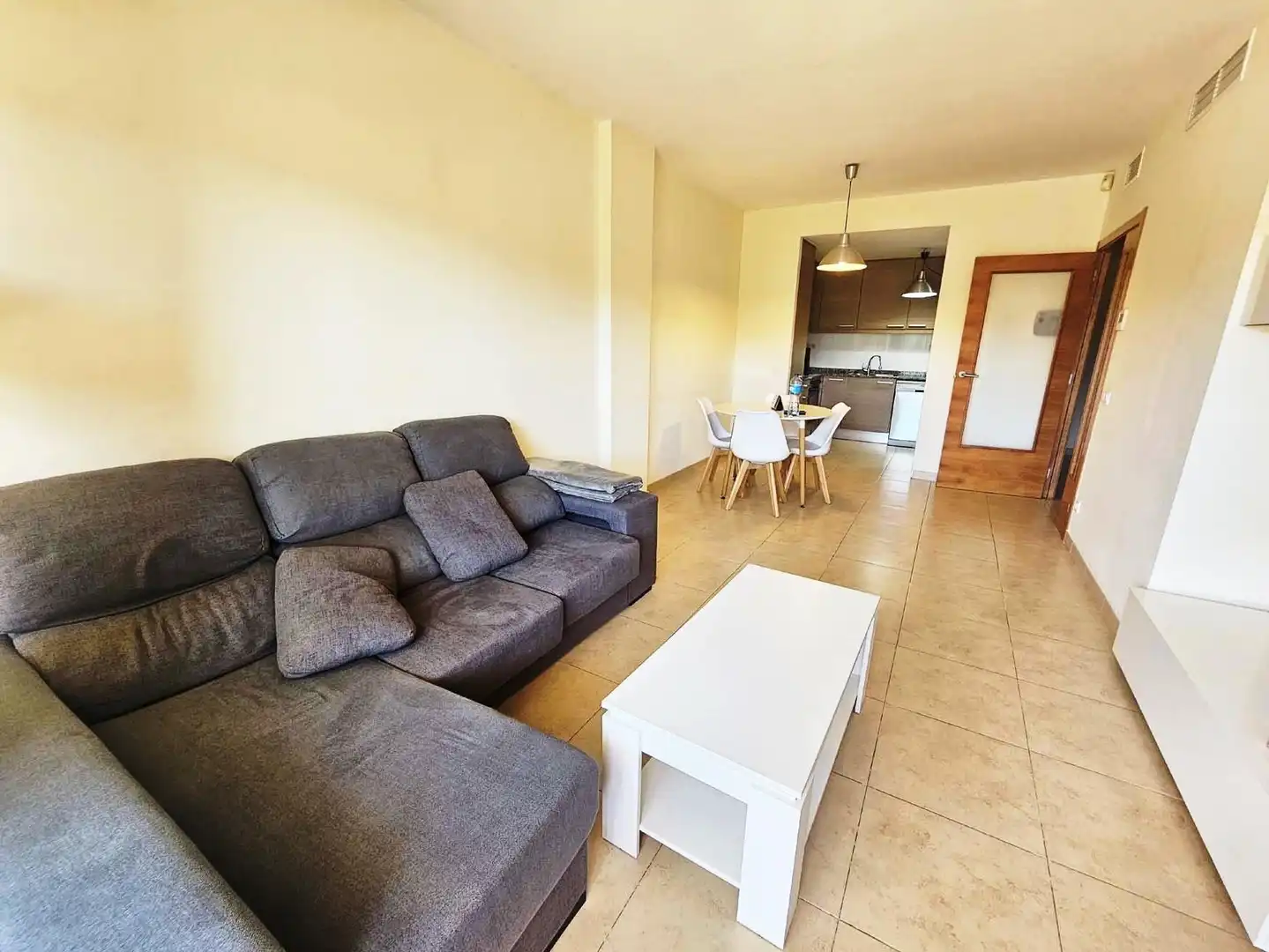 Living room of Flat for sale in Sant Feliu de Guíxols  with Heating, Private garden and Terrace