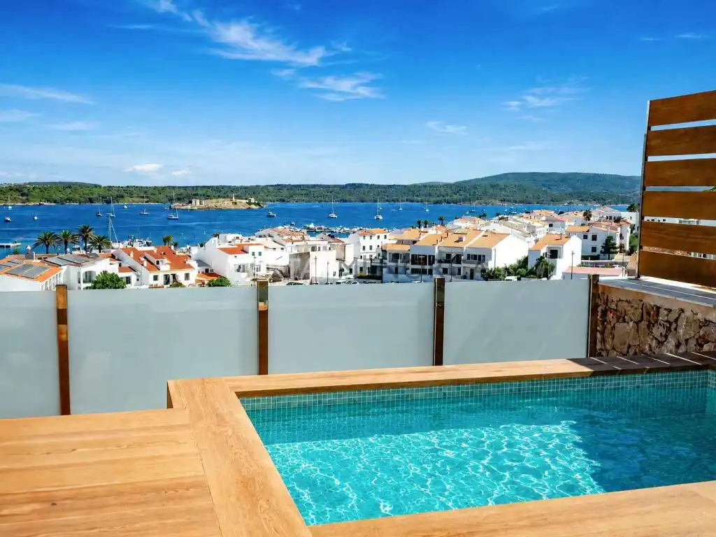 Swimming pool of Houses for sale in Es Mercadal