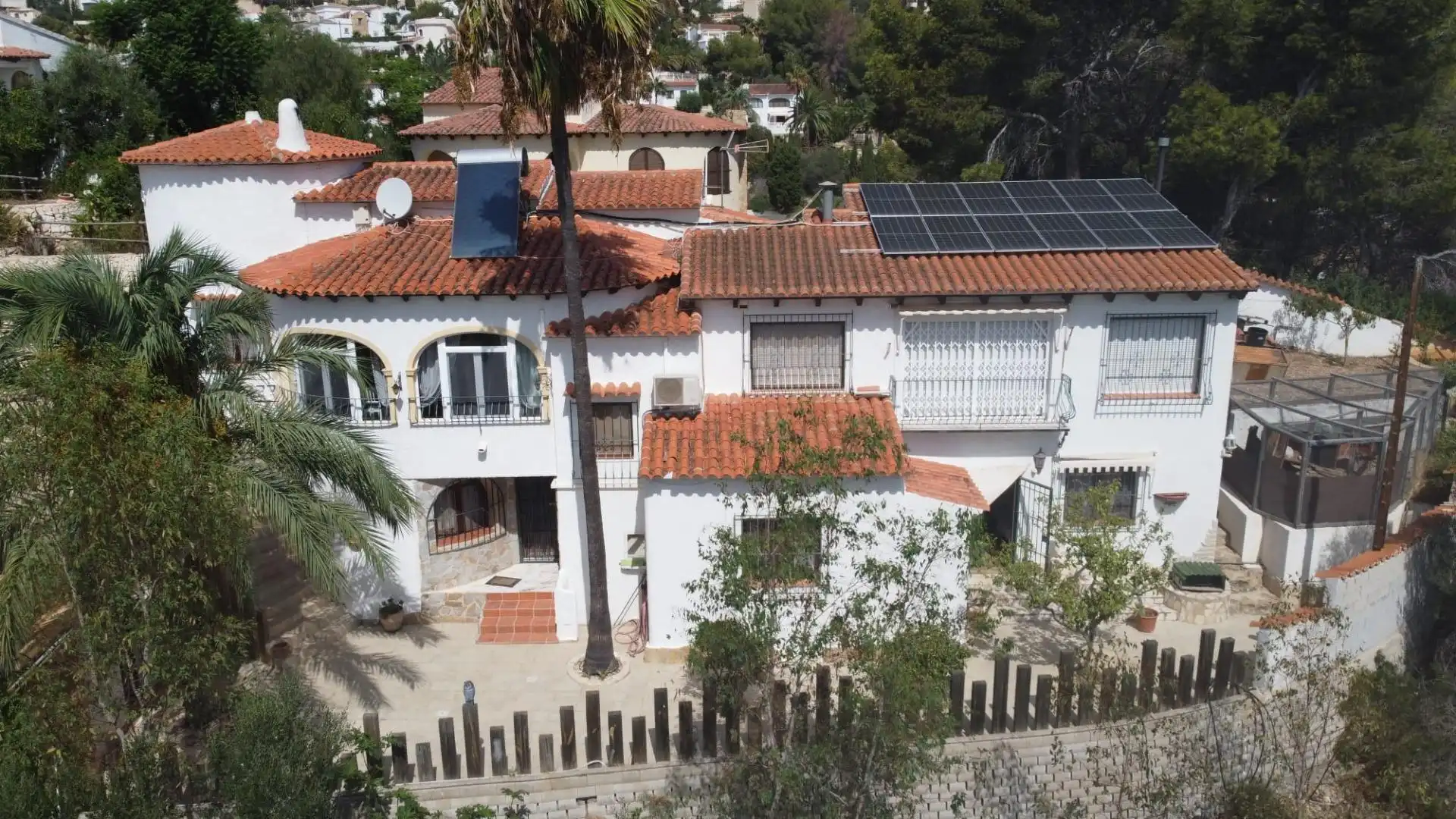 Exterior view of Houses for sale in Benissa  with Air Conditioner, Private garden and Terrace