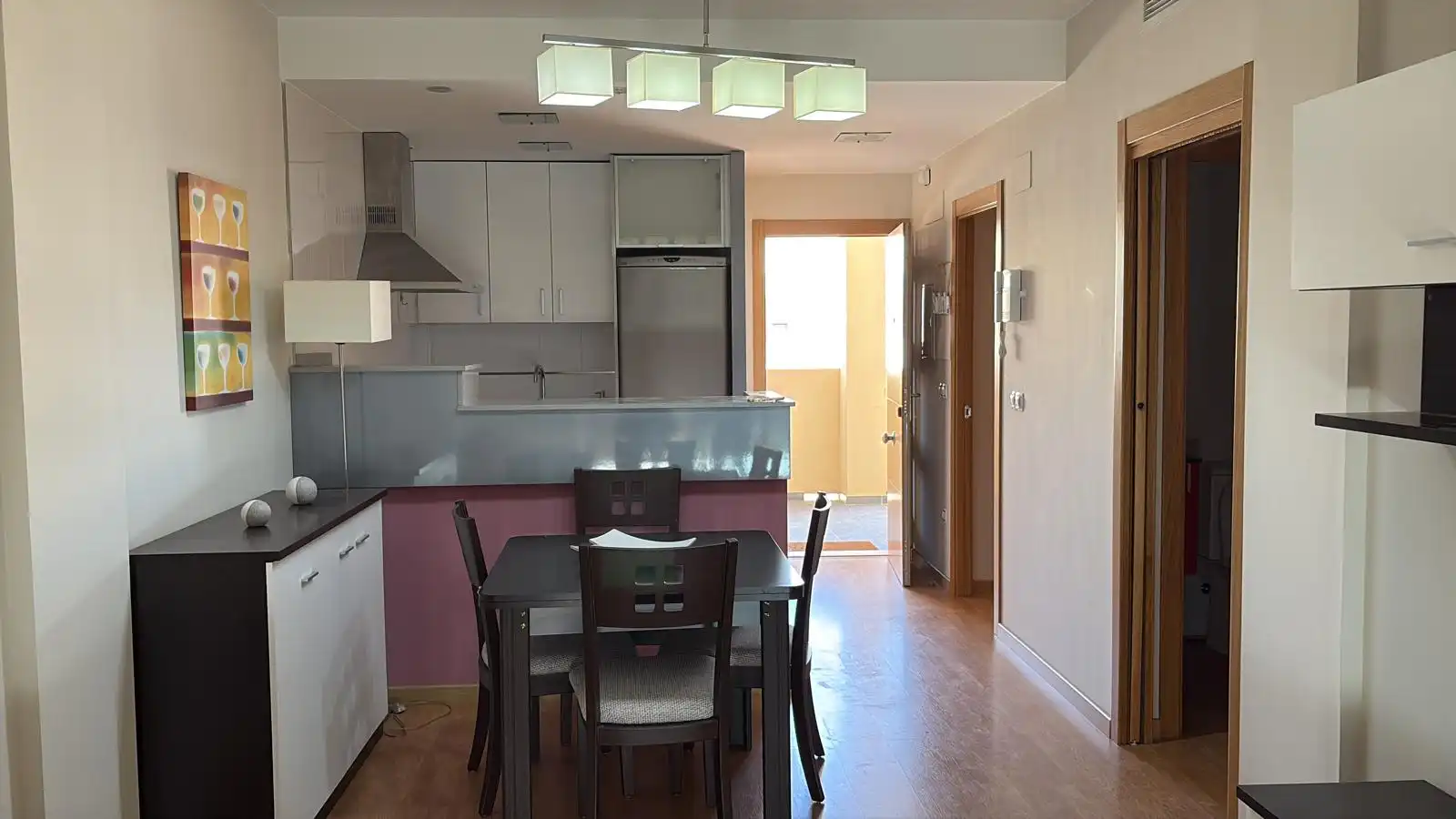Cocina de Piso de alquiler en Loriguilla con Aire acondicionado, Parquet y Trastero