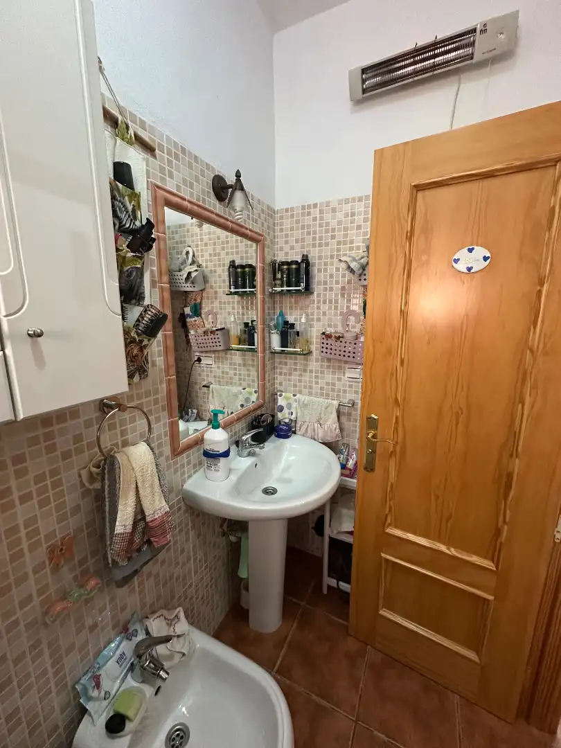 Bany de Finca rústica en venda en Benamargosa amb Aire condicionat, Jardí privat i Terrassa