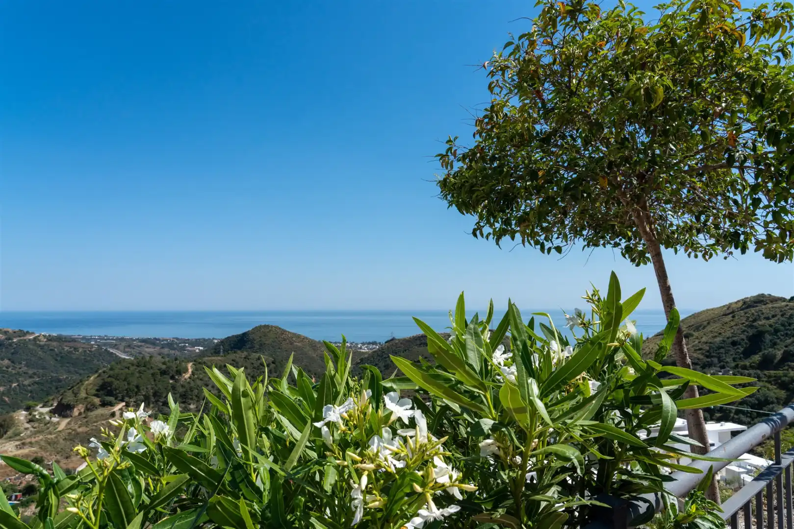 Jardín de Apartamento de alquiler en Ojén con Aire acondicionado, Calefacción y Terraza