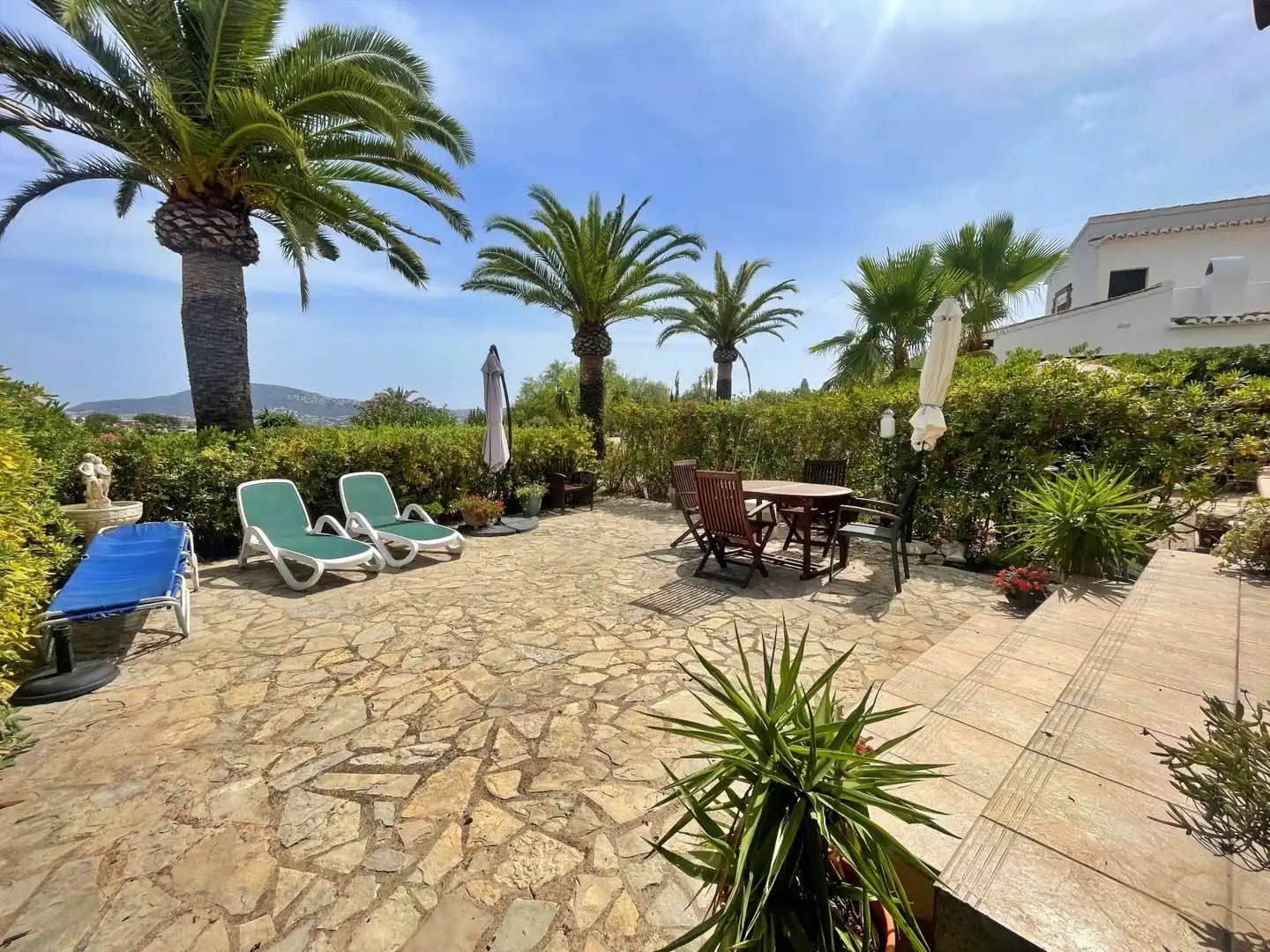 Terrassa de Casa o xalet de lloguer en Moraira amb Calefacció, Terrassa i Piscina