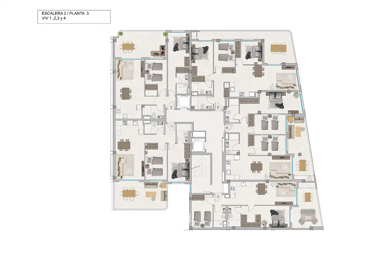 Apartments for sale in Santa Pola  with Air Conditioner, Terrace and Balcony