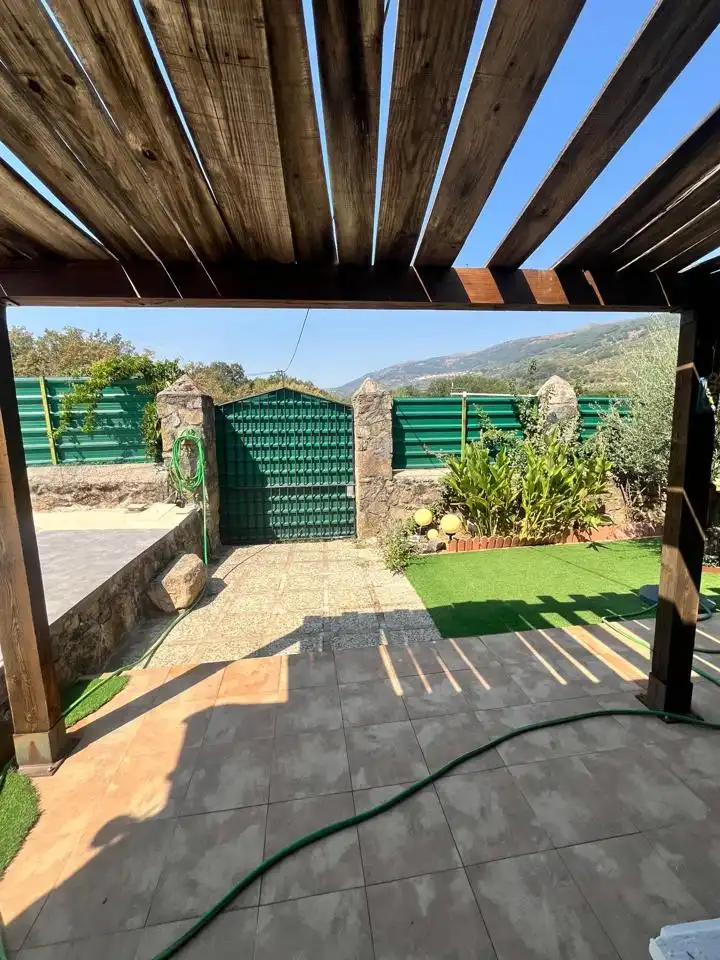Terraza de Finca rústica en venta en Cabrero con Jardín privado y Piscina