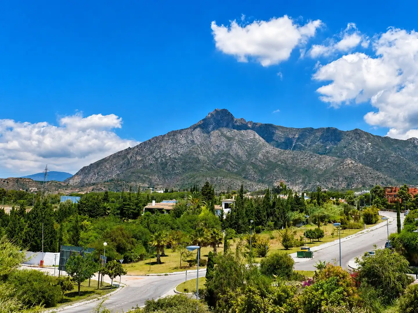 Exterior view of Houses for rent in Marbella  with Air Conditioner, Heating and Private garden