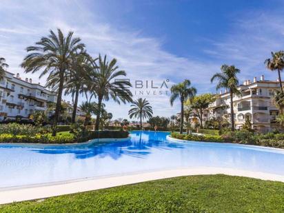 Exterior view of Flat for sale in Marbella  with Air Conditioner, Terrace and Storage room