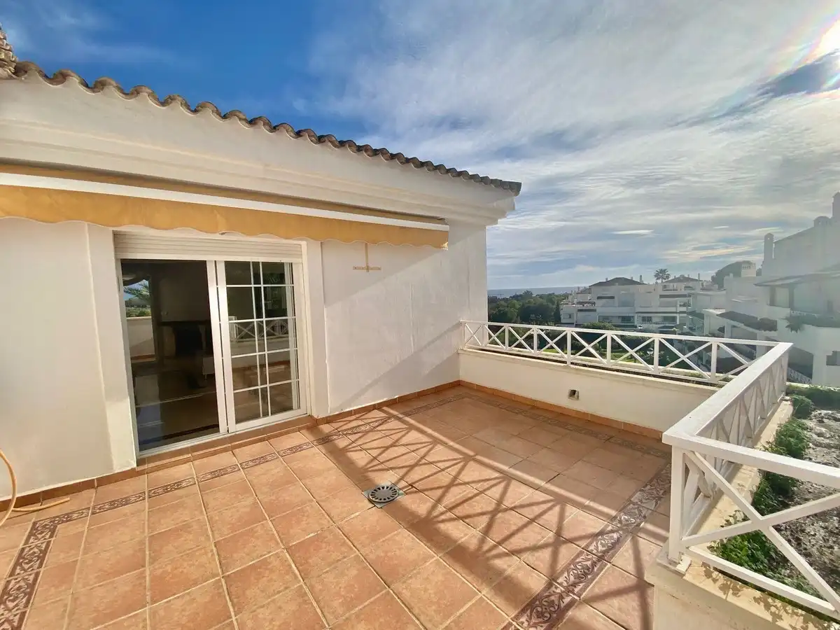 Terrassa de Àtic de lloguer amb opció a compra en Marbella amb Aire condicionat, Terrassa i Moblat