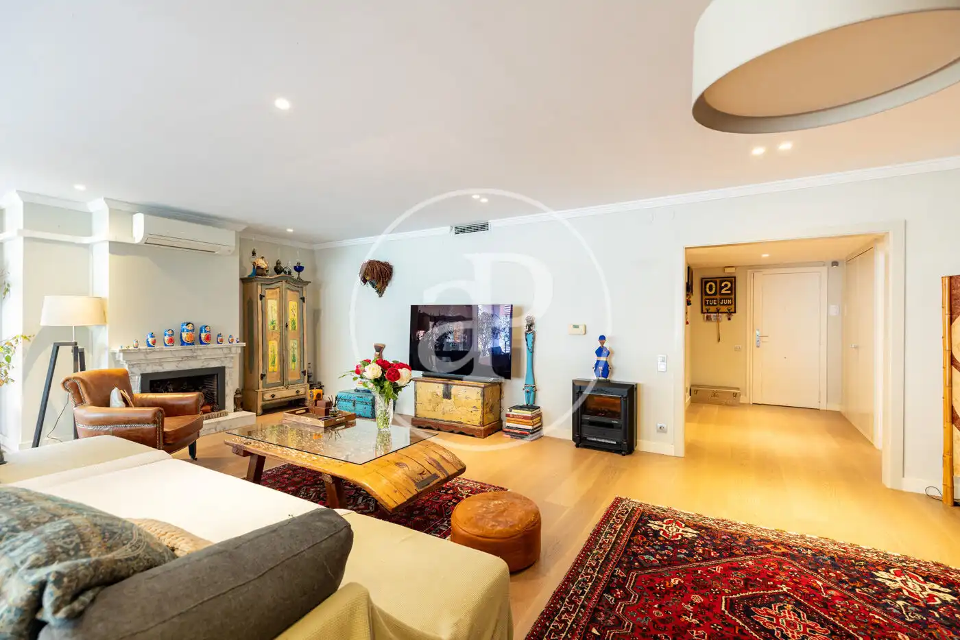 Sala de estar de Piso en venta en Barcelona con Aire acondicionado, Calefacción y Terraza