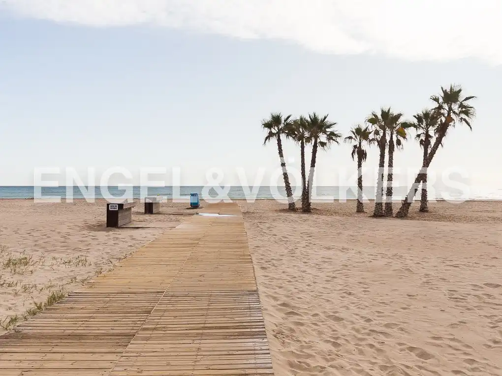 Außenansicht von Wohnungen zum Verkauf in Canet d'En Berenguer mit Heizung, Privatgarten und Terrasse