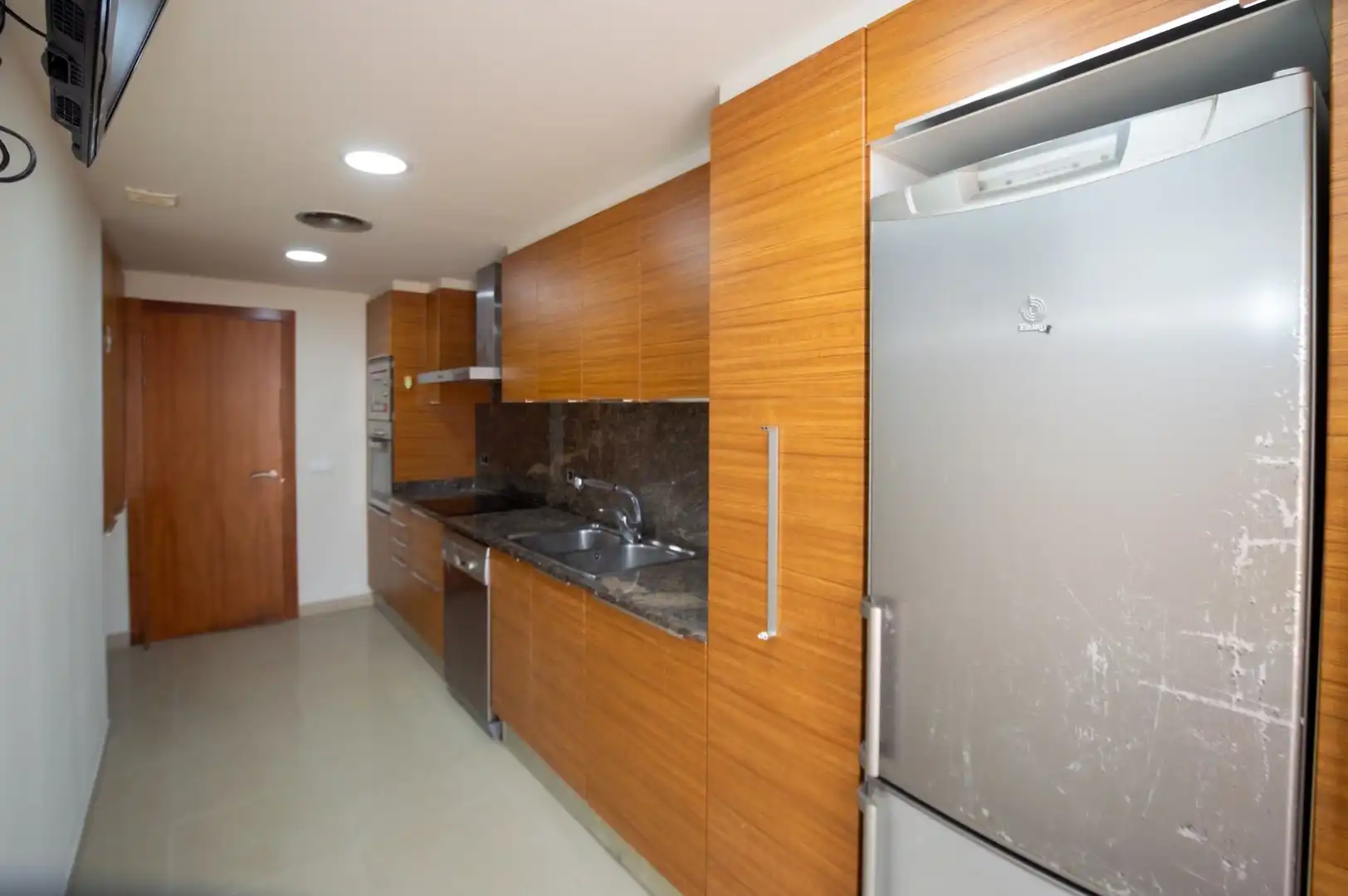 Kitchen of Flat for sale in Llagostera  with Air Conditioner, Terrace and Community pool