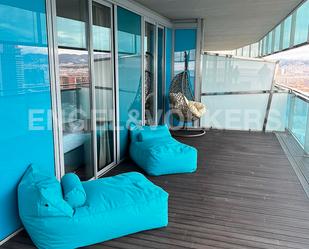 Terrace of Apartment to rent in  Barcelona Capital  with Air Conditioner, Heating and Parquet flooring