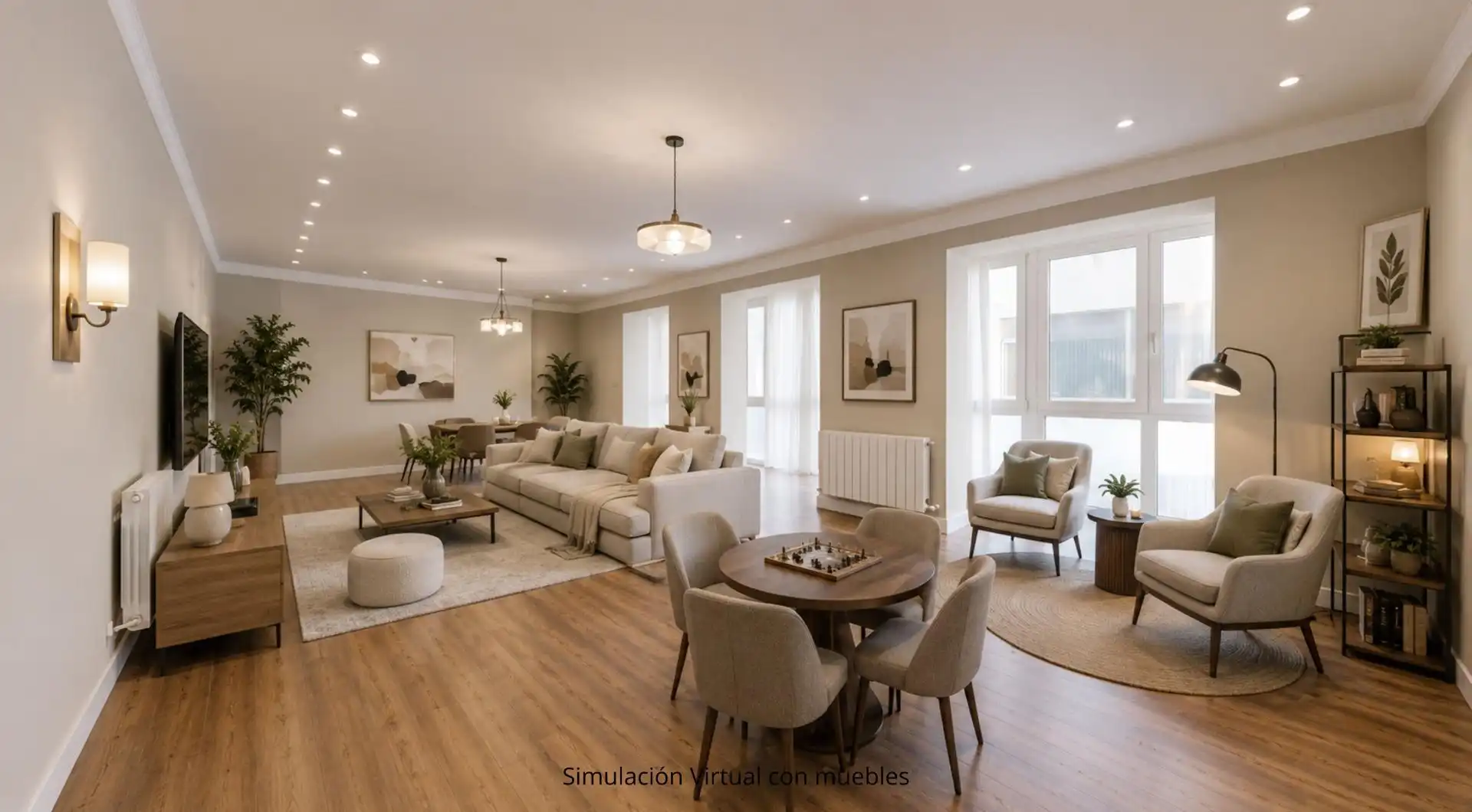 Living room of Flat for sale in Bilbao   with Heating and Alarm