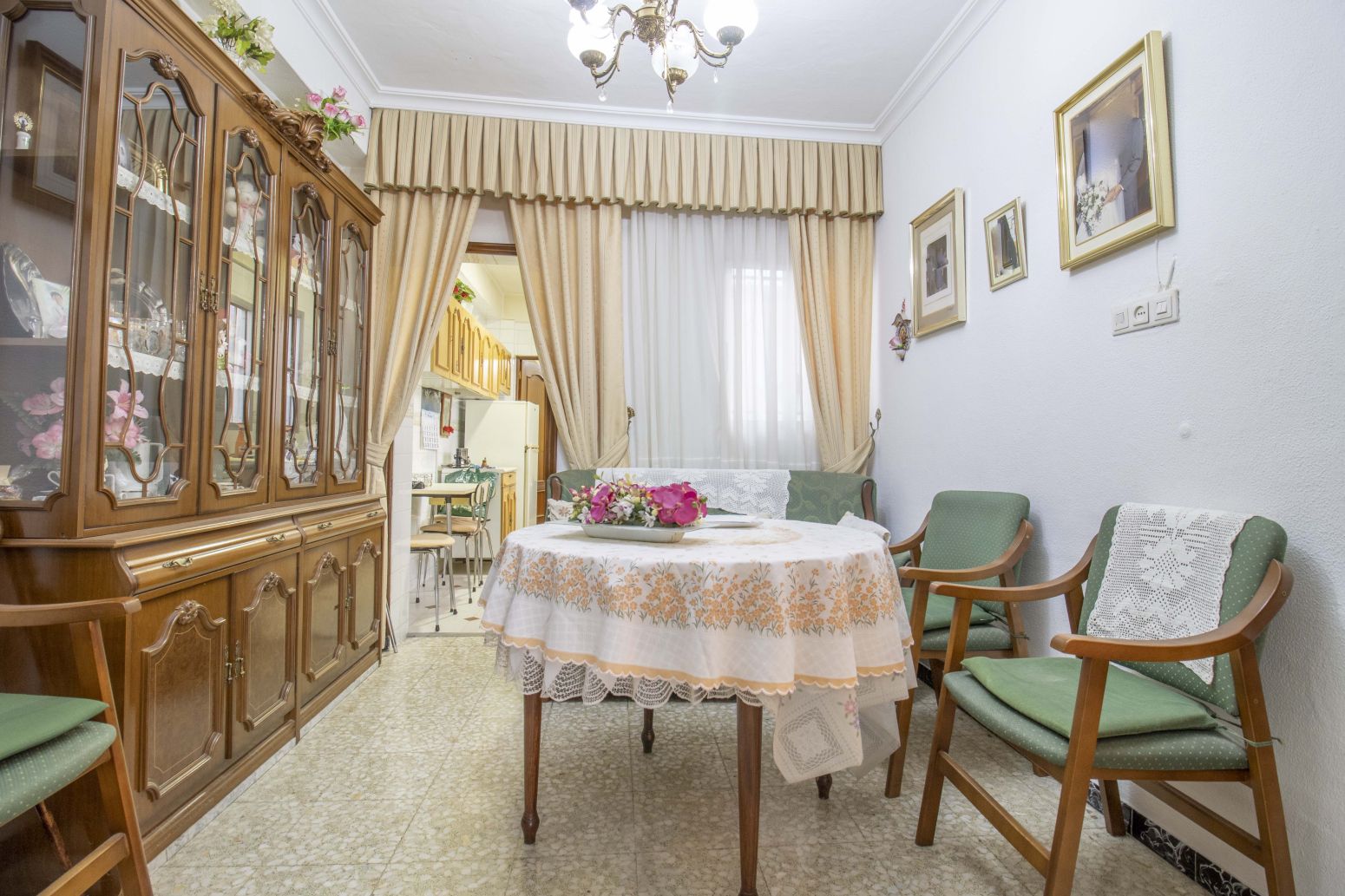 Dining room of Flat for sale in  Sevilla Capital  with Air Conditioner, Terrace and Balcony