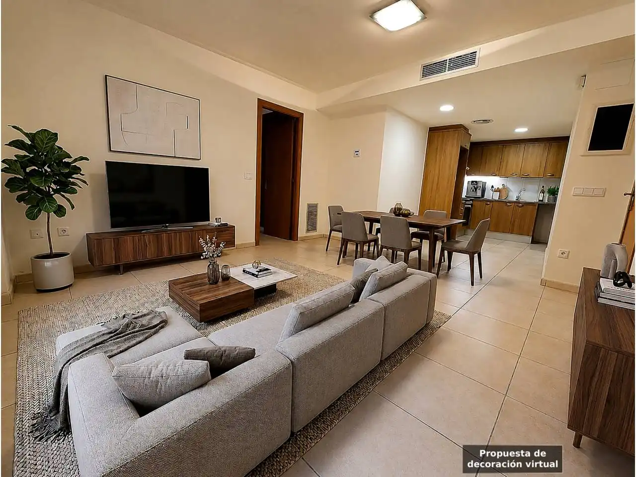 Sala de estar de Piso en venta en Torroella de Montgrí con Aire acondicionado, Calefacción y Alarma