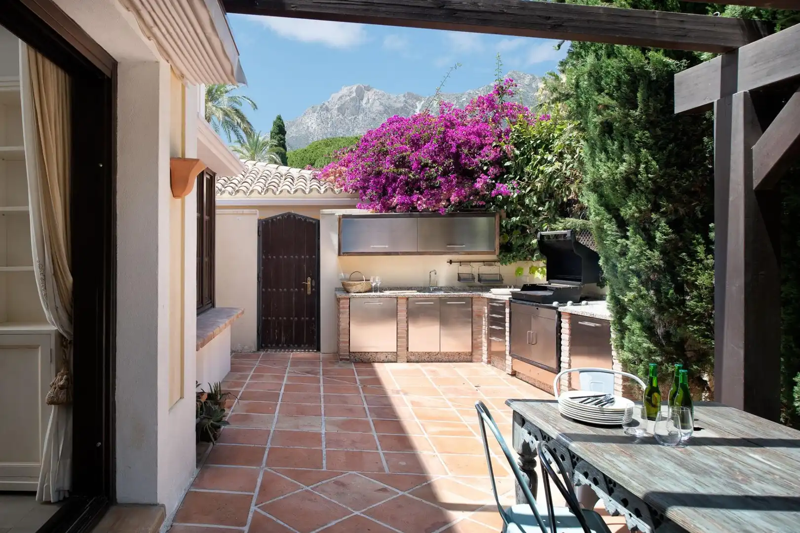Terrace of Houses for rent in Marbella  with Private garden, Terrace and Swimming Pool