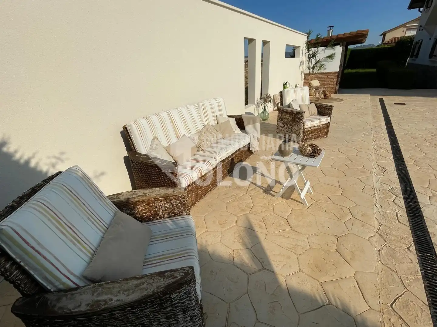Terraza de Casa o chalet en venta en Cuzcurrita de Río Tirón con Calefacción, Jardín privado y Parquet