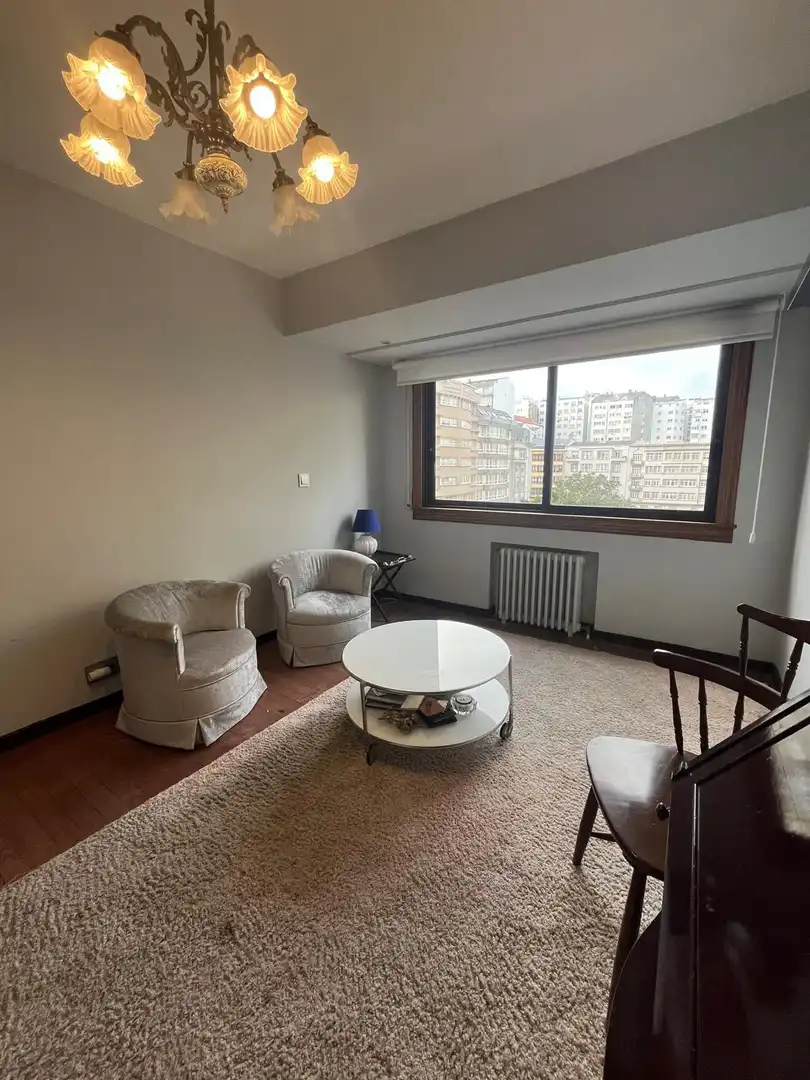 Sala d'estar de Pis en venda en A Coruña Capital  amb Calefacció