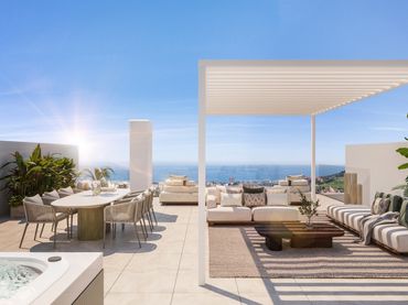 Attique avec piscine à vendre à Manilva Pueblo
