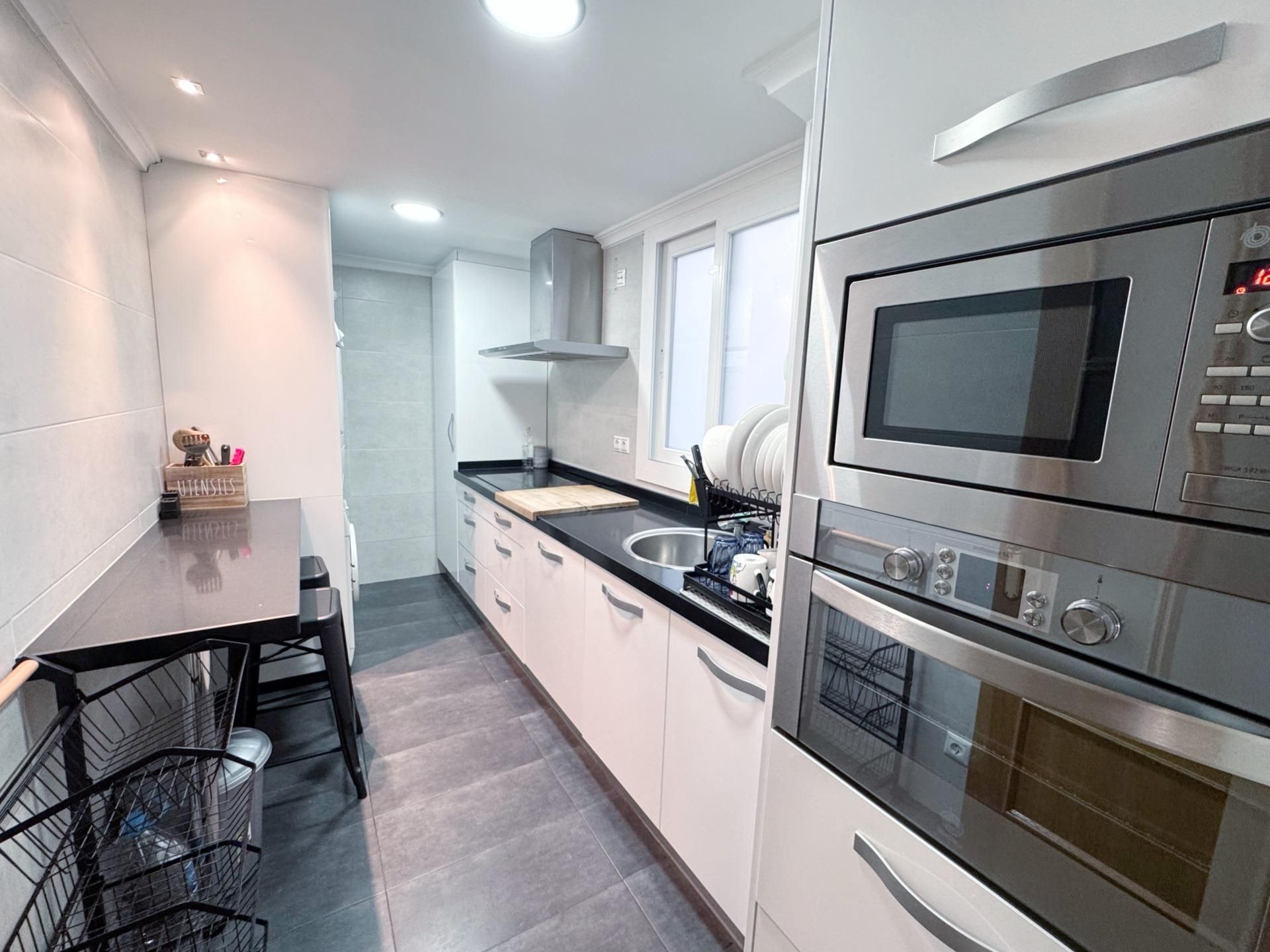 Kitchen of Flat to rent in Elda  with Air Conditioner and Furnished