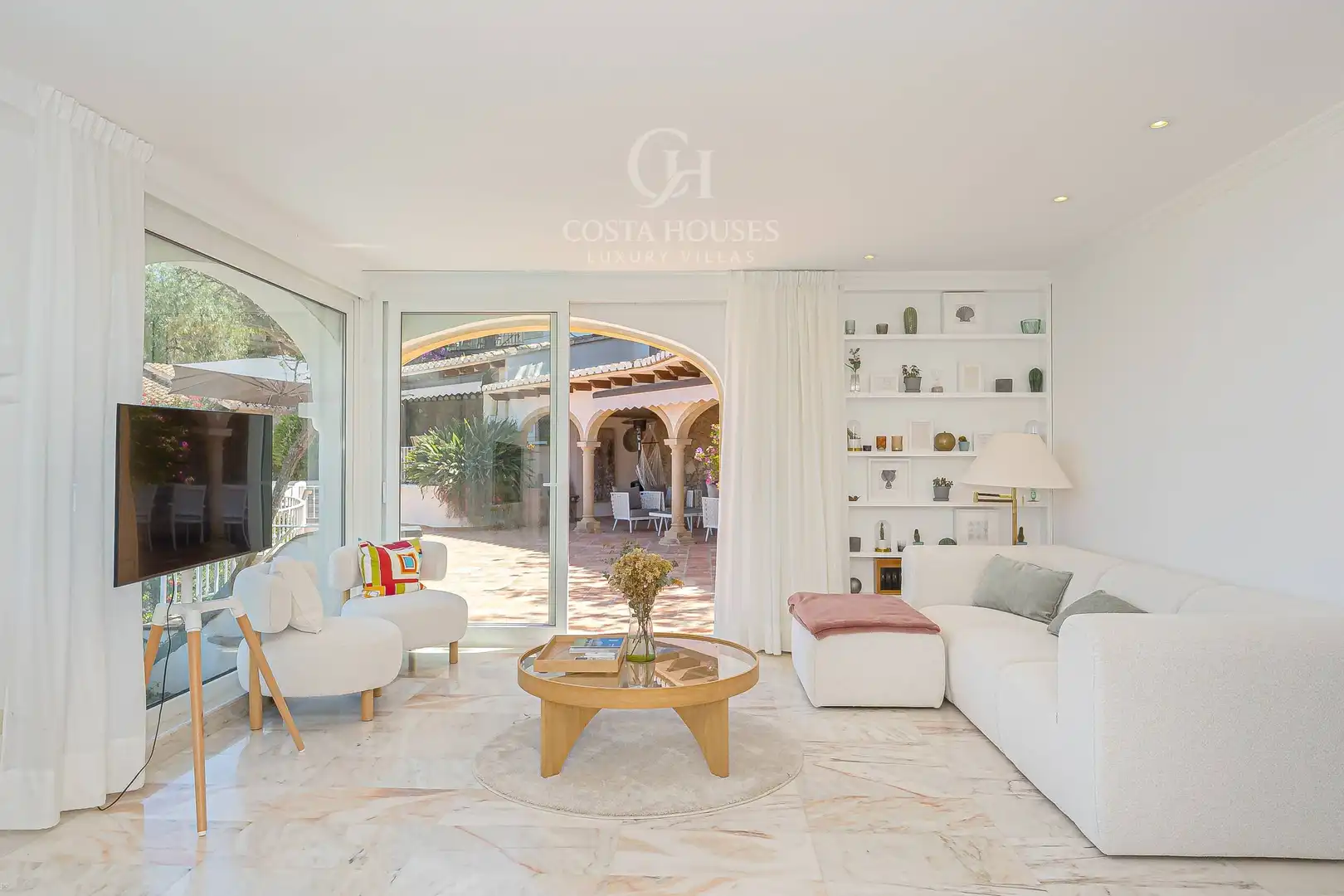 Living room of Houses for sale in Dénia  with Air Conditioner, Heating and Private garden