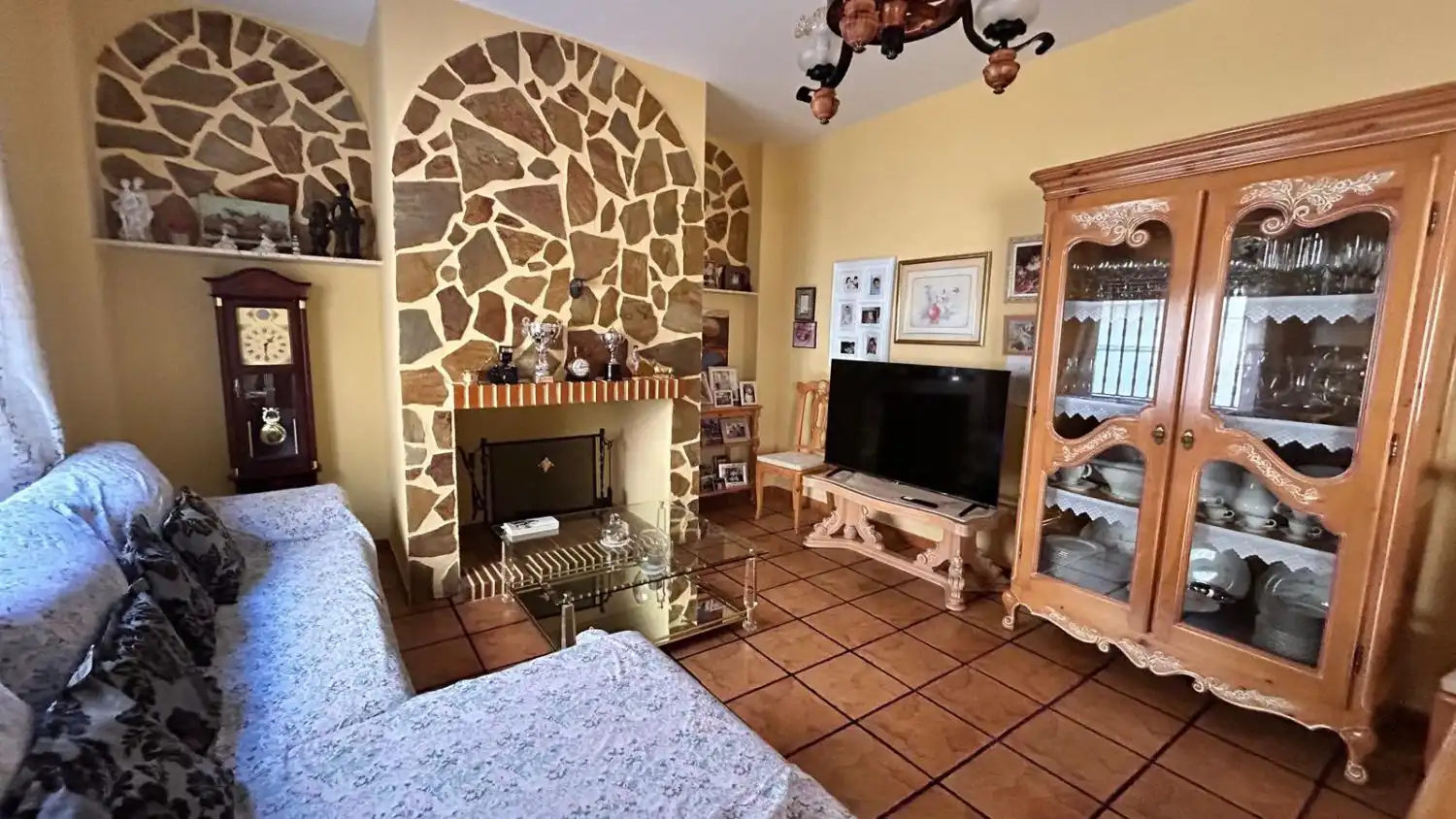 Sala de estar de Casa o chalet en venta en Albacete con Aire acondicionado, Calefacción y Trastero