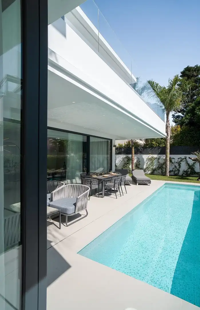 Terraza de Casa o chalet en venta en Marbella con Aire acondicionado, Calefacción y Jardín privado