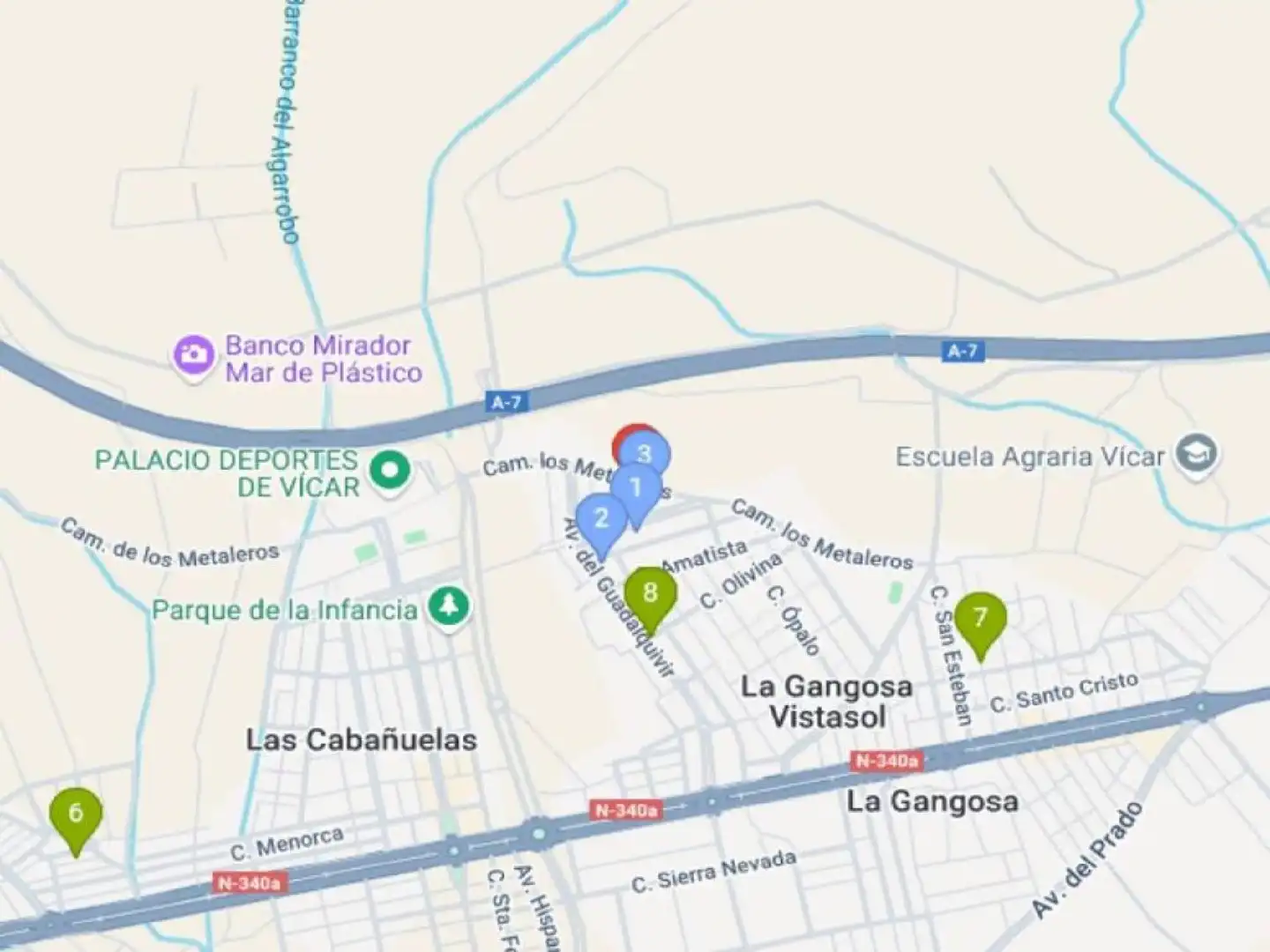 Exterior view of Flat for sale in Vícar