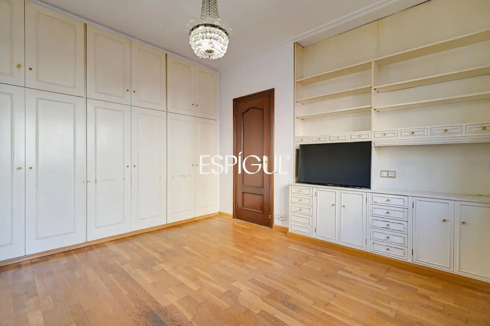 Sala de estar de Piso en venta en Barcelona con Calefacción, Parquet y Terraza