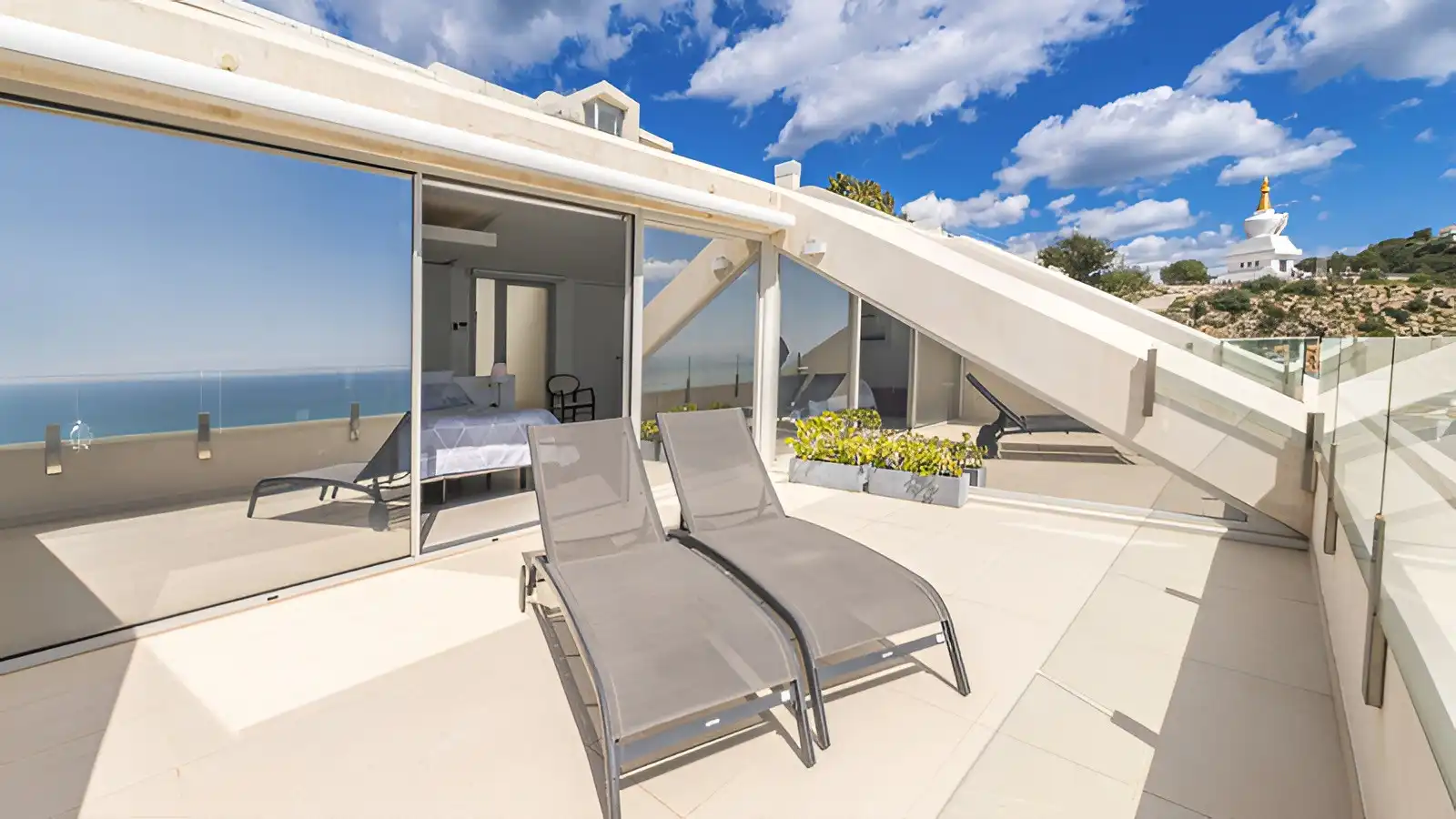 Terrace of Attic for sale in Benalmádena  with Air Conditioner, Heating and Terrace