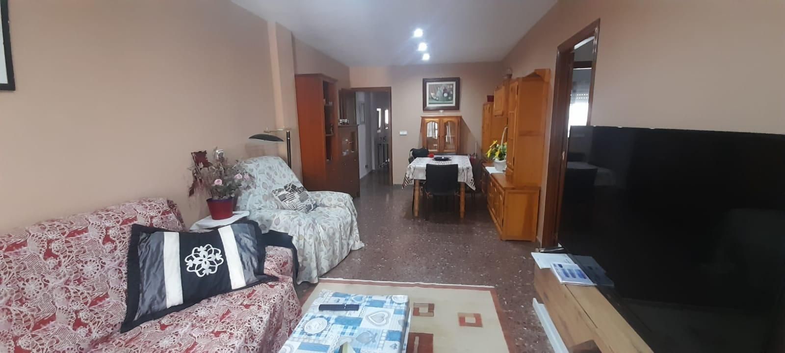 Sala de estar de Piso en venta en L'Olleria con Aire acondicionado y Balcón