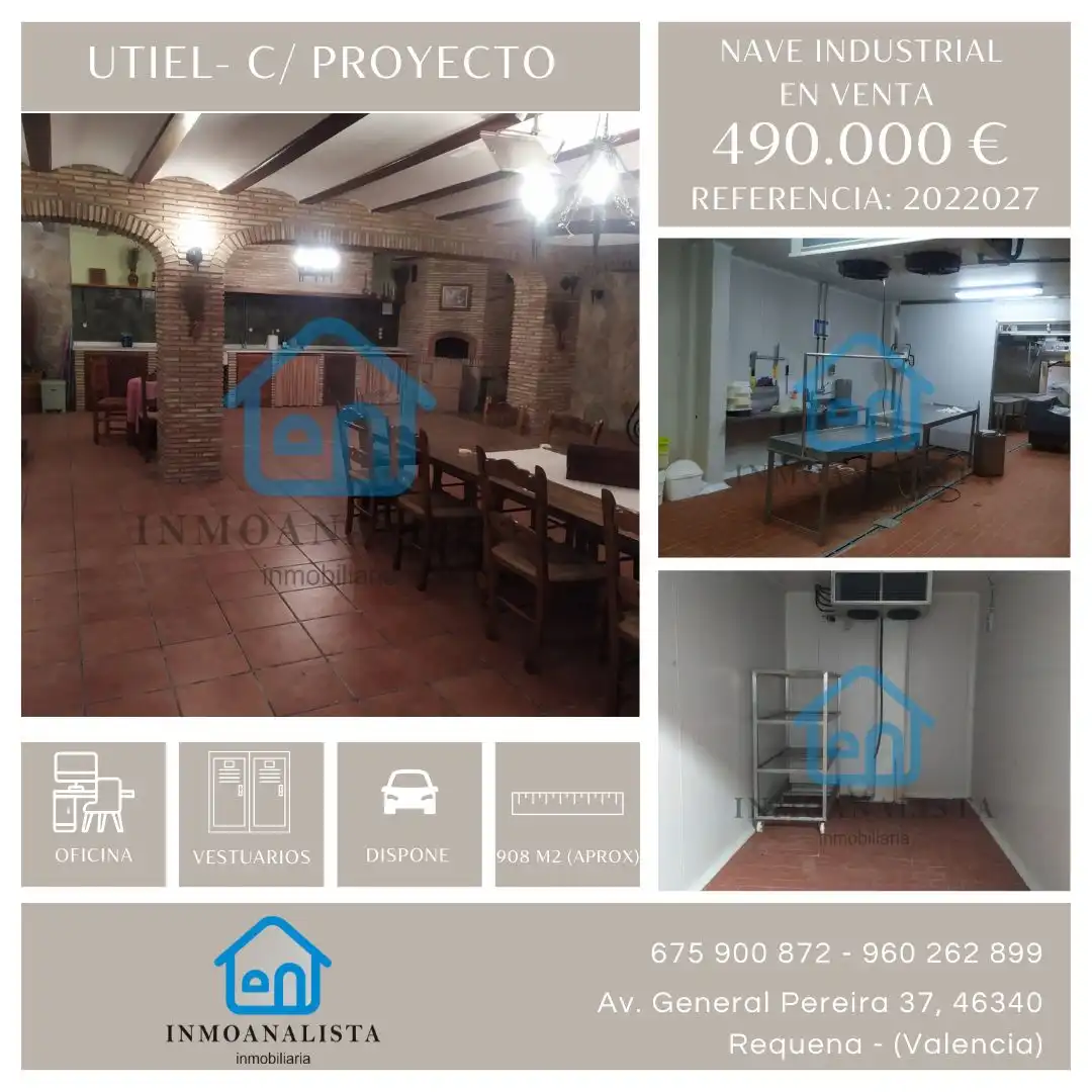 Nave industrial en venta en Utiel con Alarma