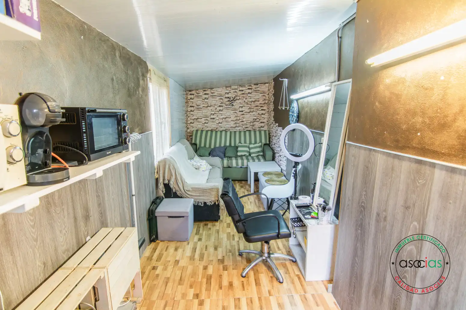 Sala de estar de Casa adosada en venta en Gijón  con Calefacción, Jardín privado y Parquet
