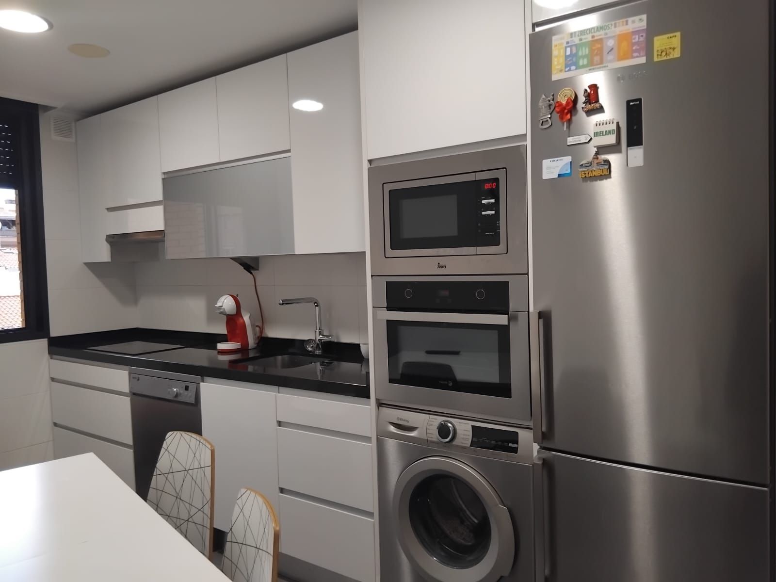 Kitchen of Apartment for sale in  Logroño  with Heating, Parquet flooring and Storage room