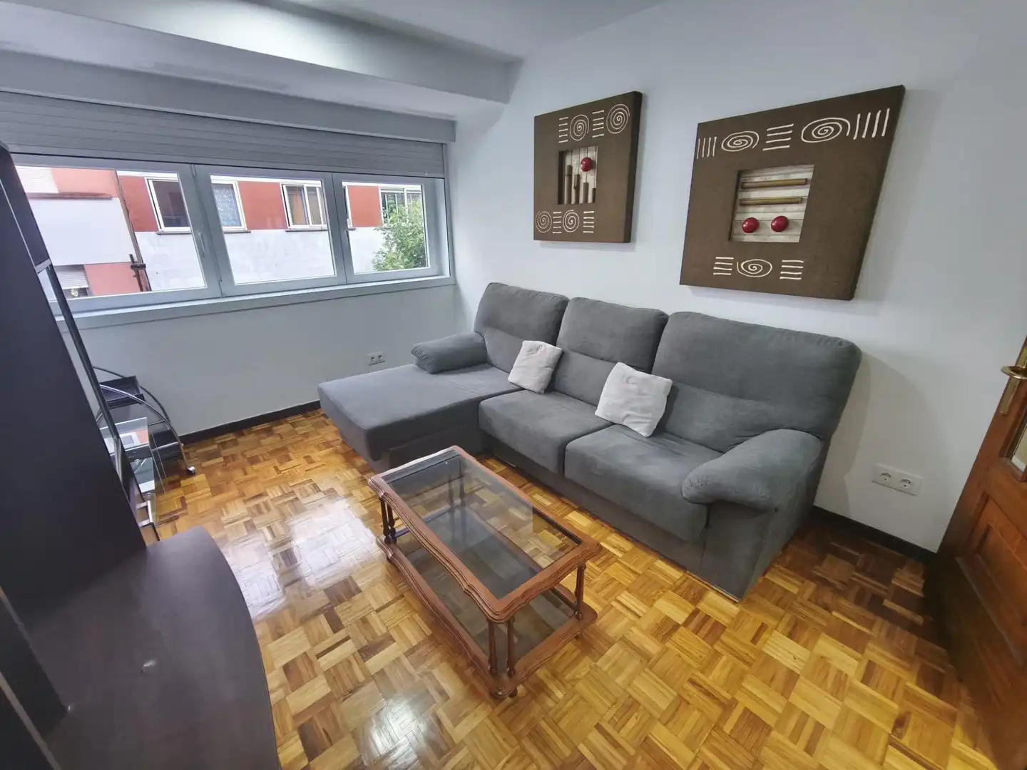 Sala de estar de Piso en venta en Santiago de Compostela 