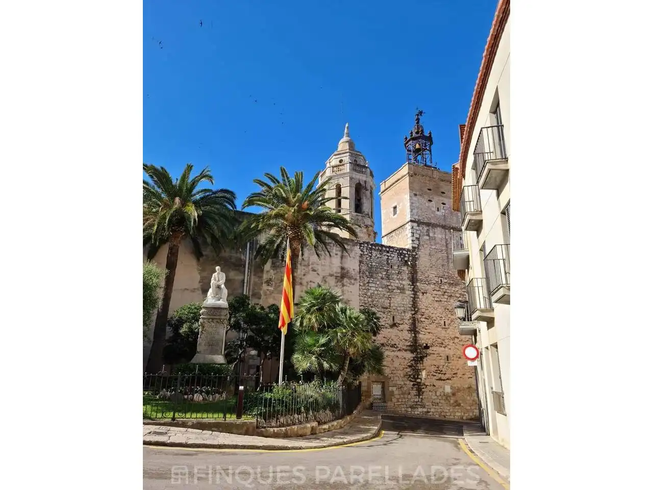 Außenansicht von Geschaftsraum zur Miete in Sitges mit Klimaanlage
