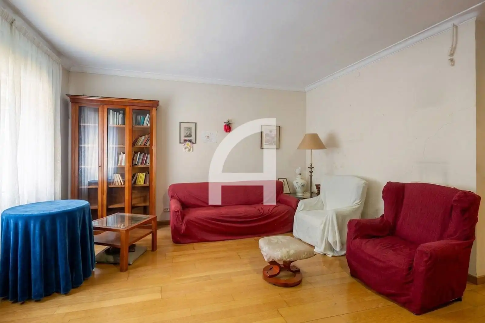Living room of Flat for sale in Barcelona  with Air Conditioner, Heating and Parquet flooring