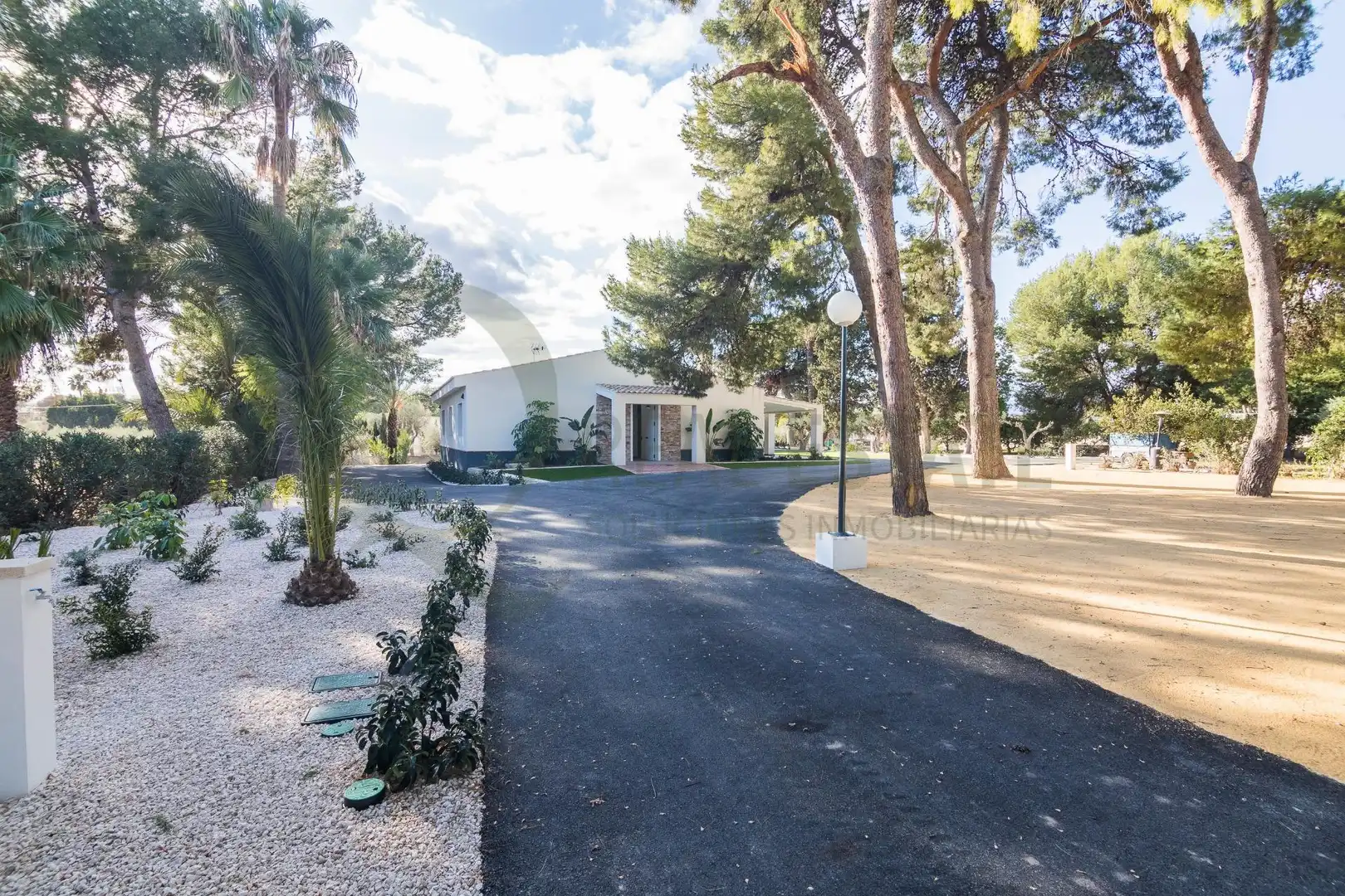 Vista exterior de Casa o chalet en venta en Mutxamel con Calefacción, Jardín privado y Terraza