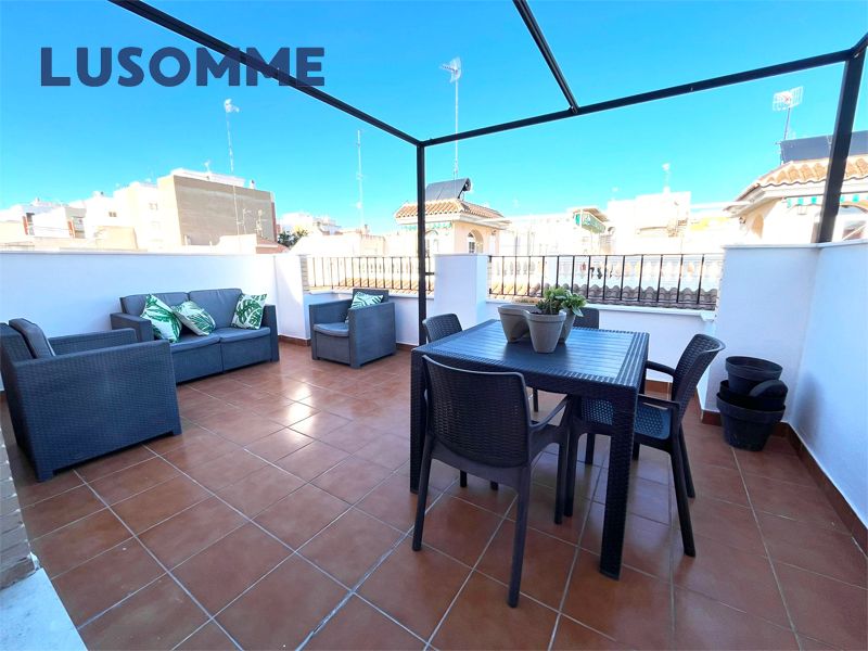 Terraza de Ático de alquiler en Sagunto / Sagunt con Aire acondicionado, Terraza y Amueblado