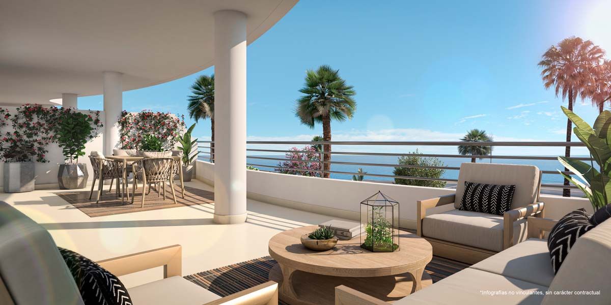 Terrassa de Apartament en venda en Benalmádena amb Aire condicionat, Terrassa i Piscina