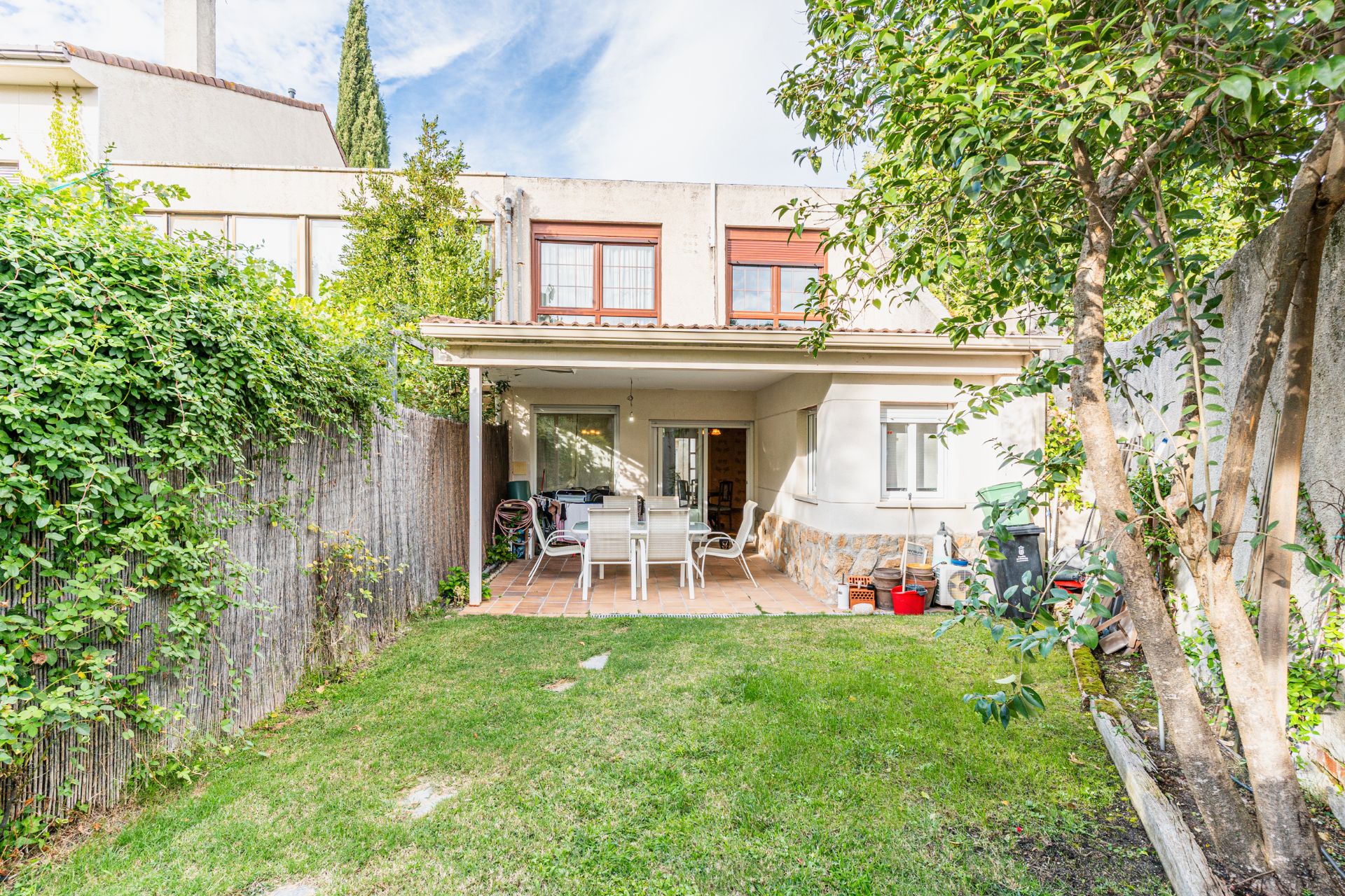 Garden of Single-family semi-detached for sale in Majadahonda  with Heating, Private garden and Swimming Pool