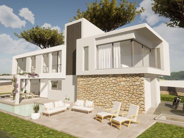 Villa con piscina in vendita a fra juniper serra 21