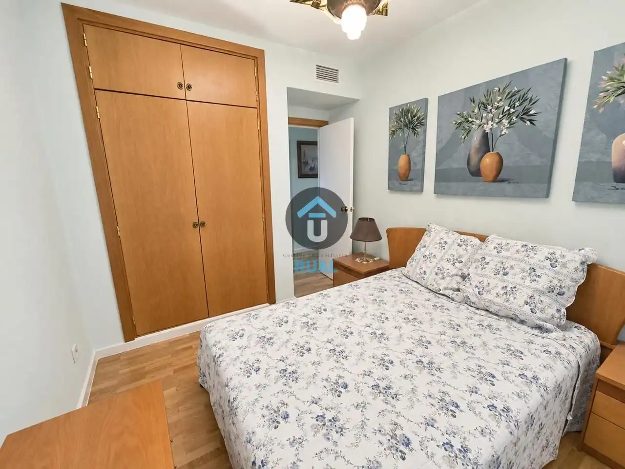 Schlafzimmer von Wohnung zur Miete in Madrid mit Klimaanlage, Heizung und Parkett