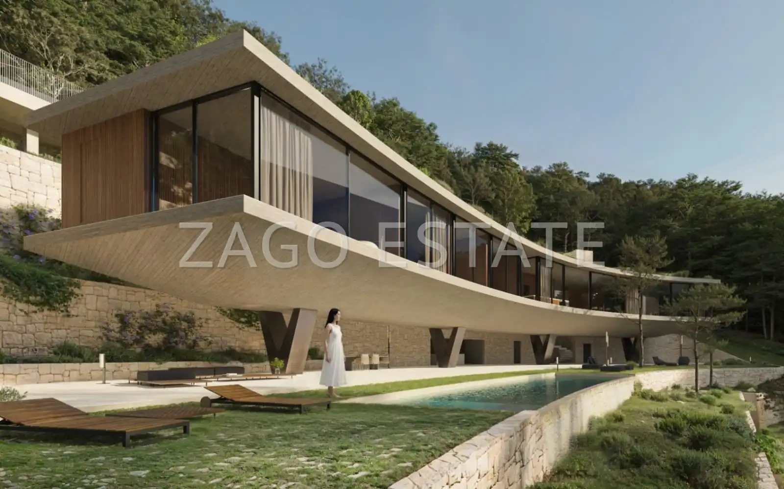 Casa con piscina en venta en La Fustera
