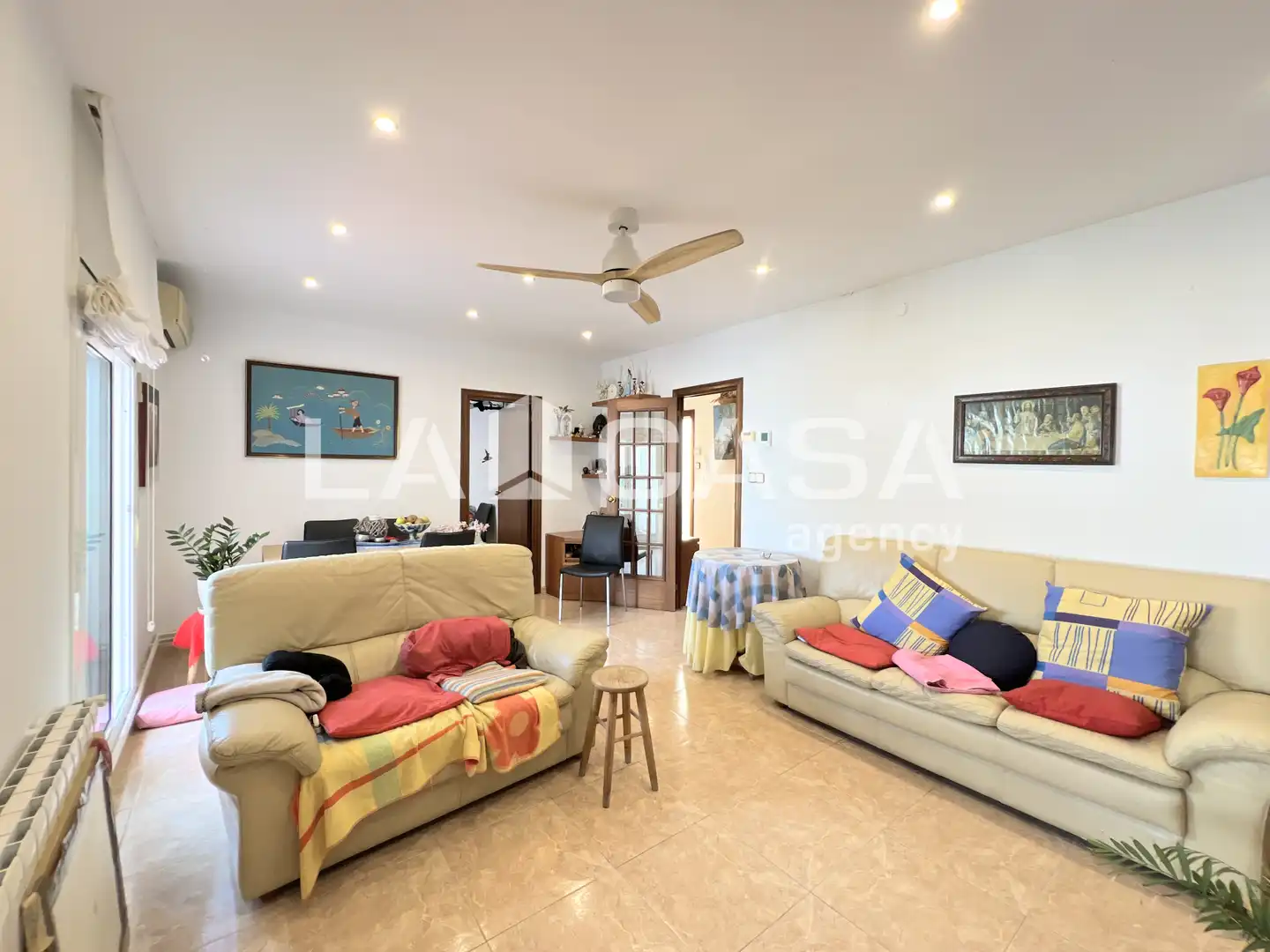 Sala de estar de Ático en venta en  Barcelona Capital con Calefacción y Terraza