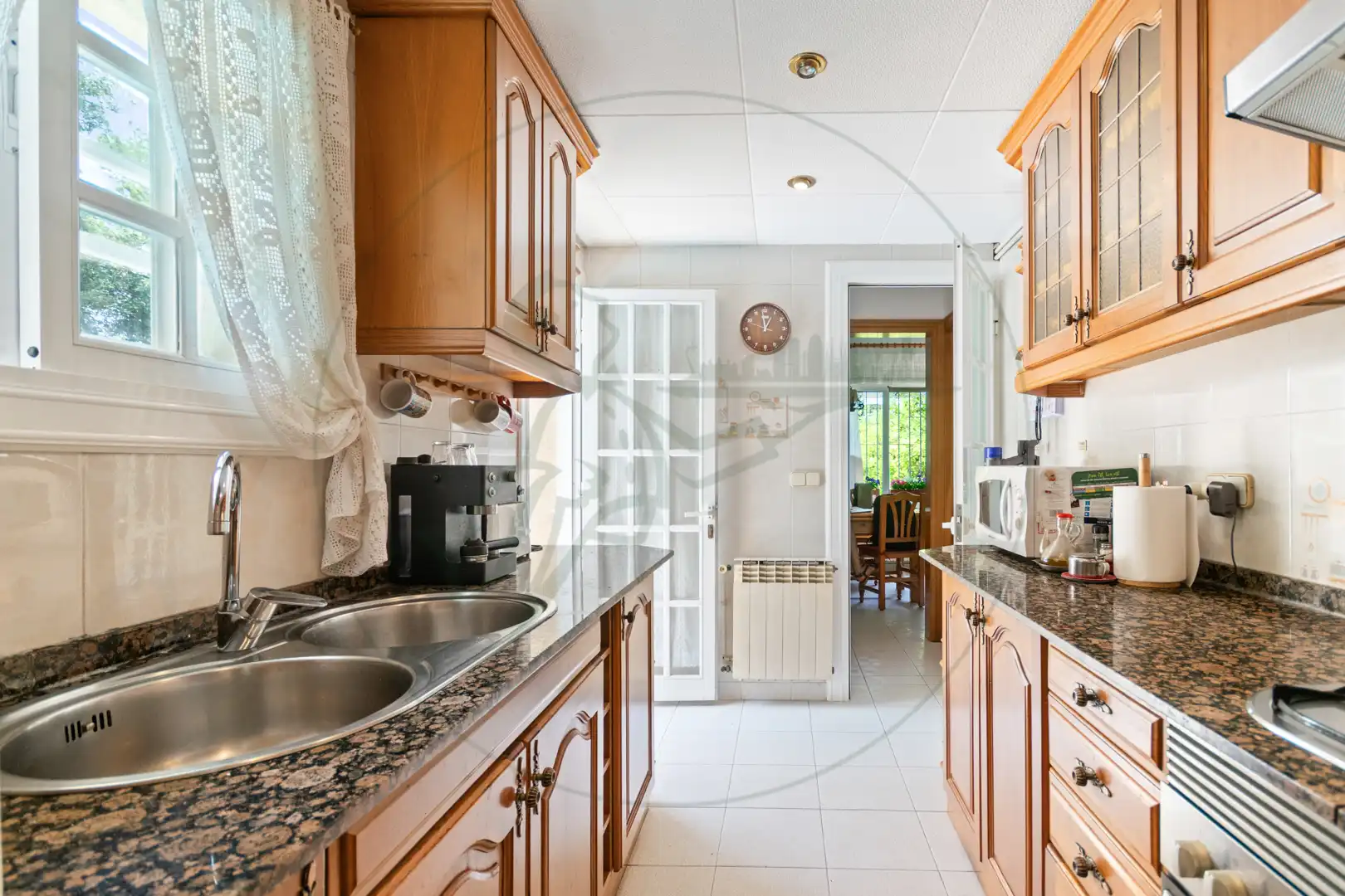 Kitchen of Houses for sale in Sant Cugat del Vallès  with Heating, Private garden and Parquet flooring